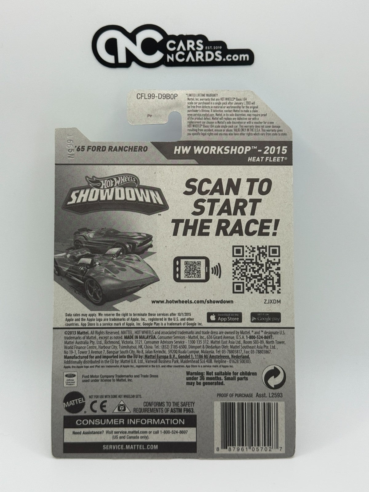 2015 Hot Wheels HW Workshop '65 Ford Ranchero Yellow