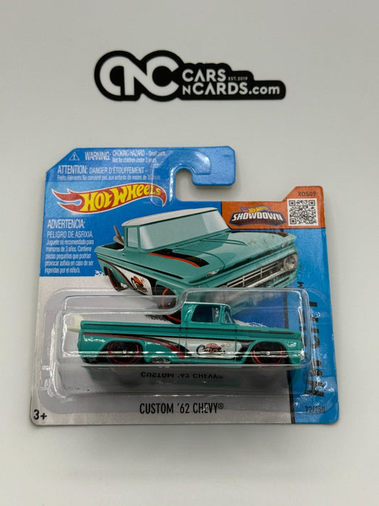 2015 Hot Wheels HW City Custom '62 Chevy Short Card (Soft Corners)