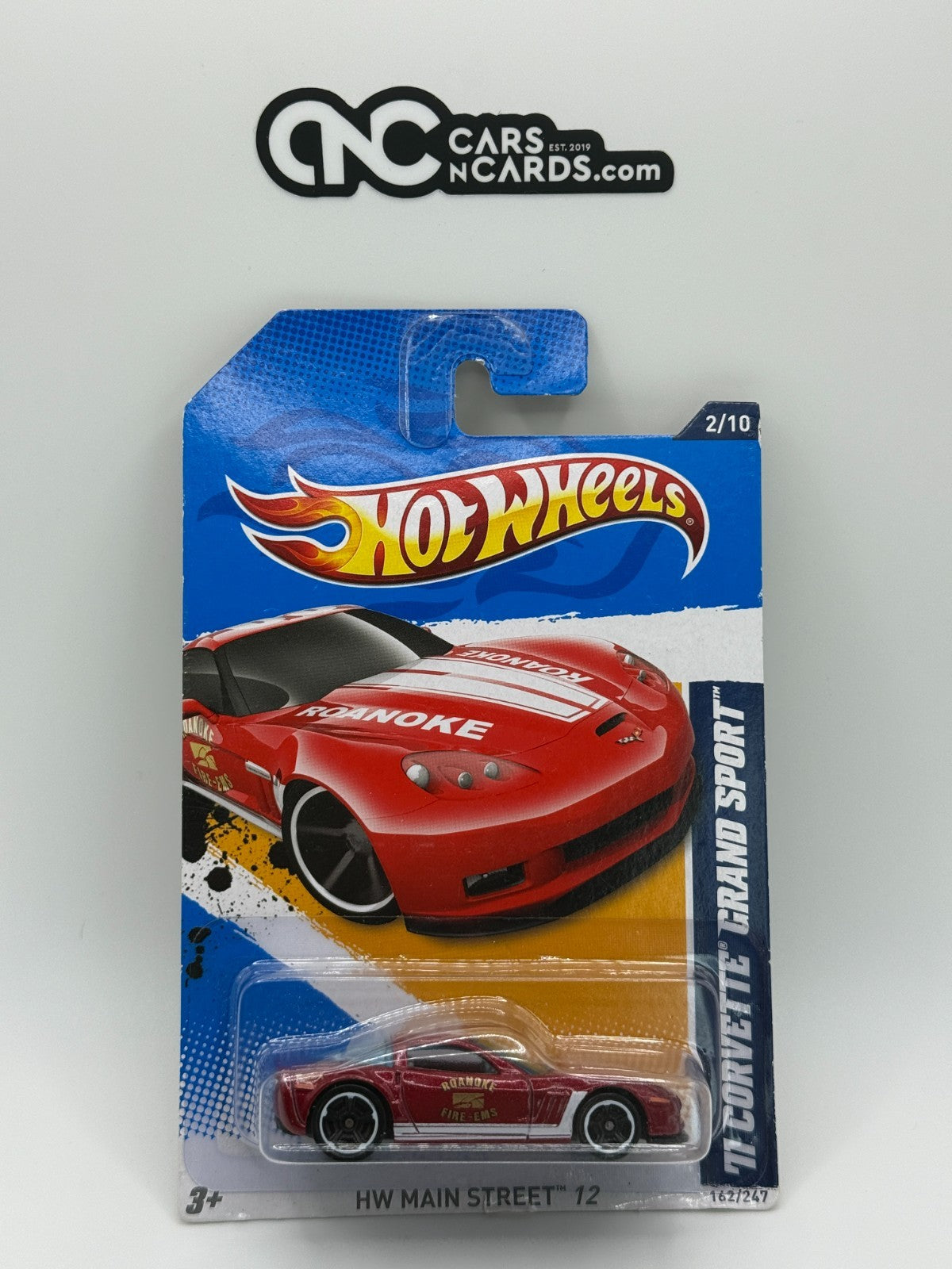 2012 Hot Wheels '11 Corvette Grand Sport Roanoke (Soft Corners)
