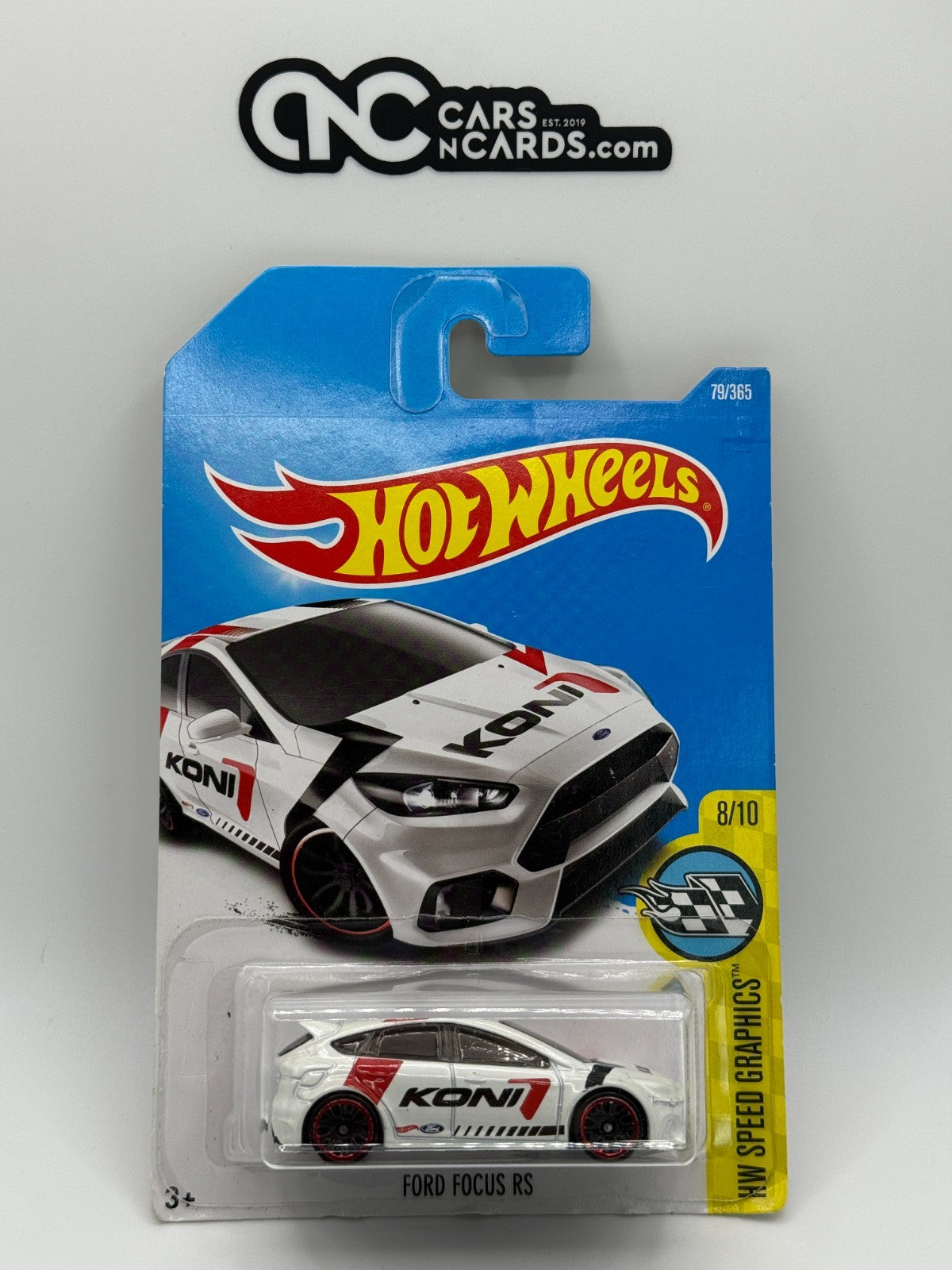 2016 Hot Wheels HW Speed Graphics 8/10 Ford Focus RS Koni (Soft Corners)