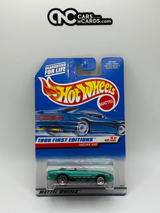 1998 Hot Wheels First Editions #5/40 Jaguar XK8 Green NIP