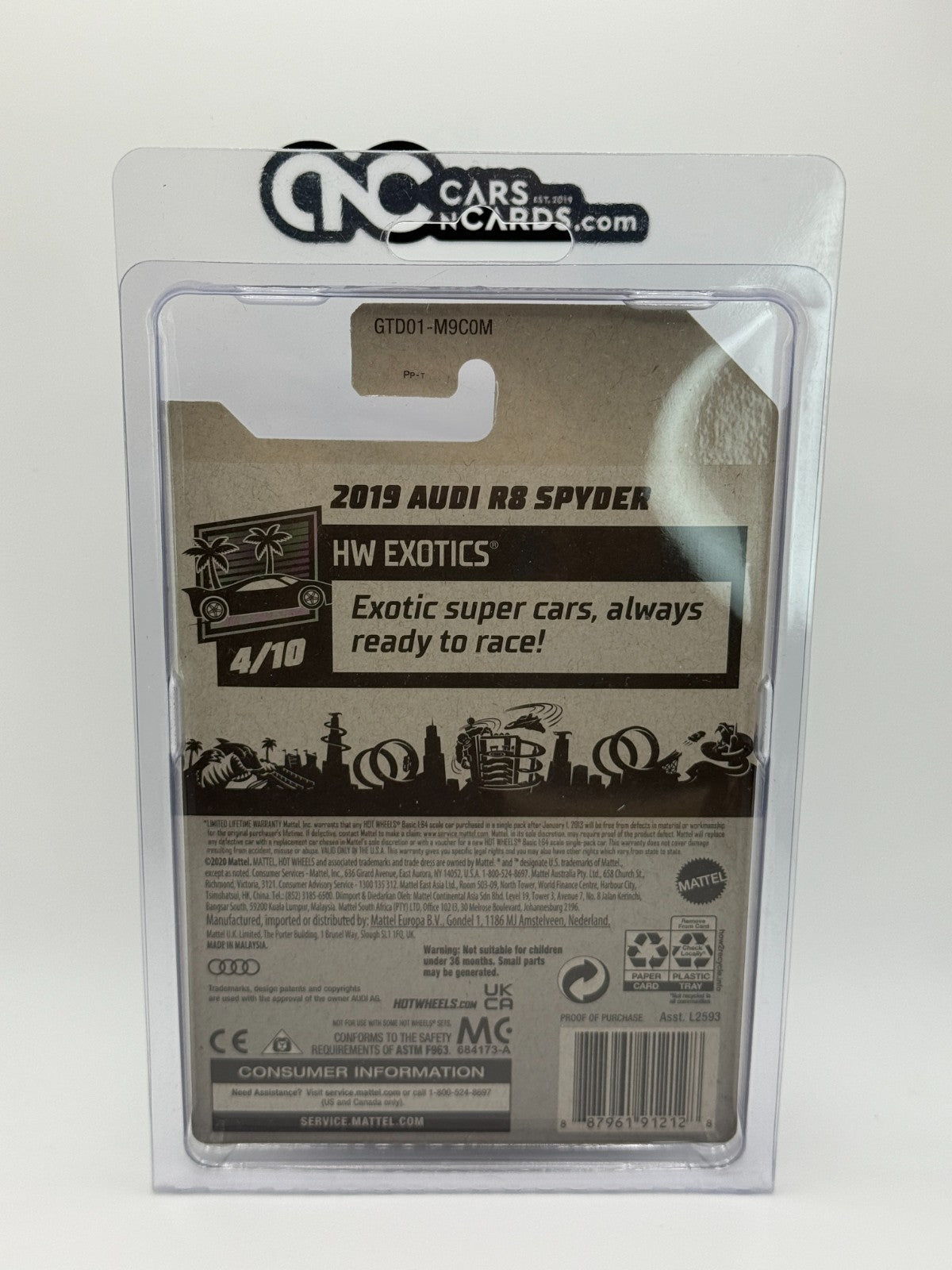 2019 Hot Wheels RLC Factory Sealed 2019 Audi R8 Spyder Super Treasure Hunt