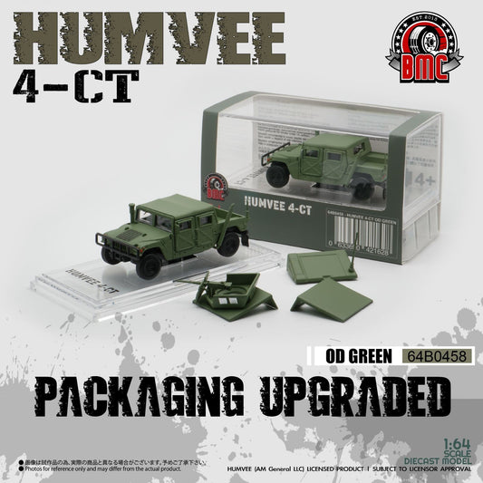 BMC BM Creations 1:64 Humvee 4-CT - OD Green 64B0458