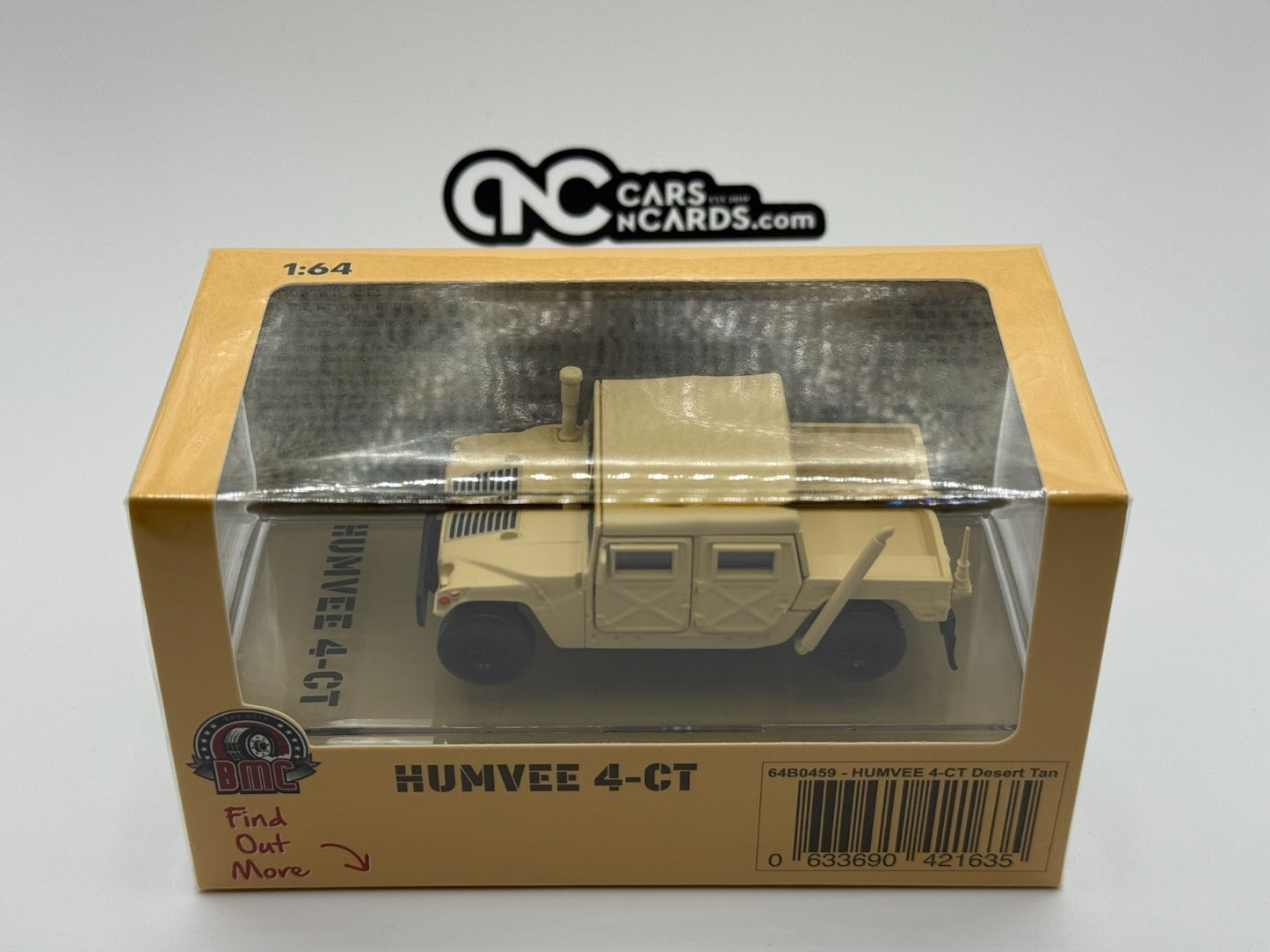 BMC BM Creations 1:64 Humvee 4-CT -Desert Tan 64B0459