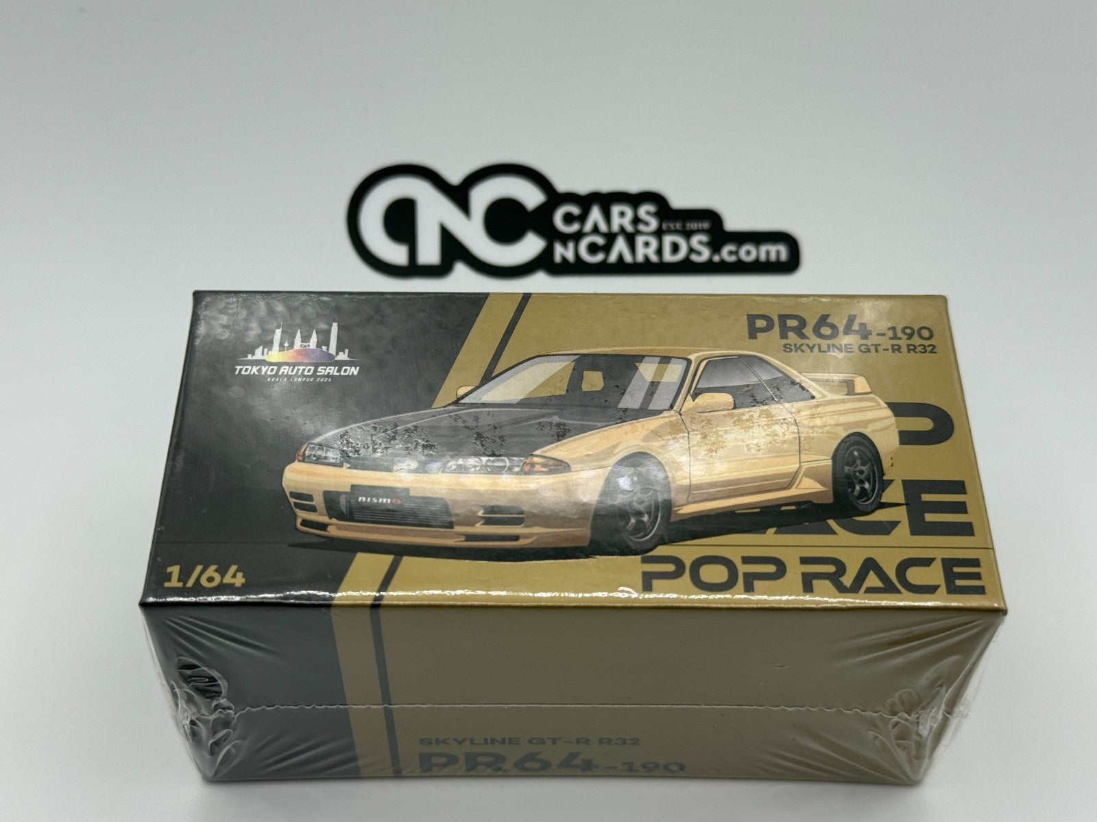 TMCS マレーシア展示会場限定品　スカイラインGTR R32ゴールドミニカー TMCS マレーシア展示会場限定品 スカイラインGTR R32ゴールド