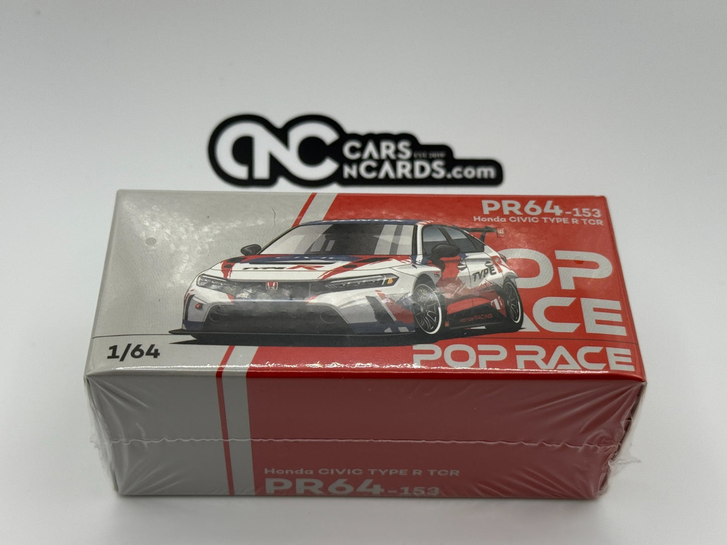 POPRACE 1:64 HONDA CIVIC TYPE-R (FL5) TCR PRESENTATION PR640153