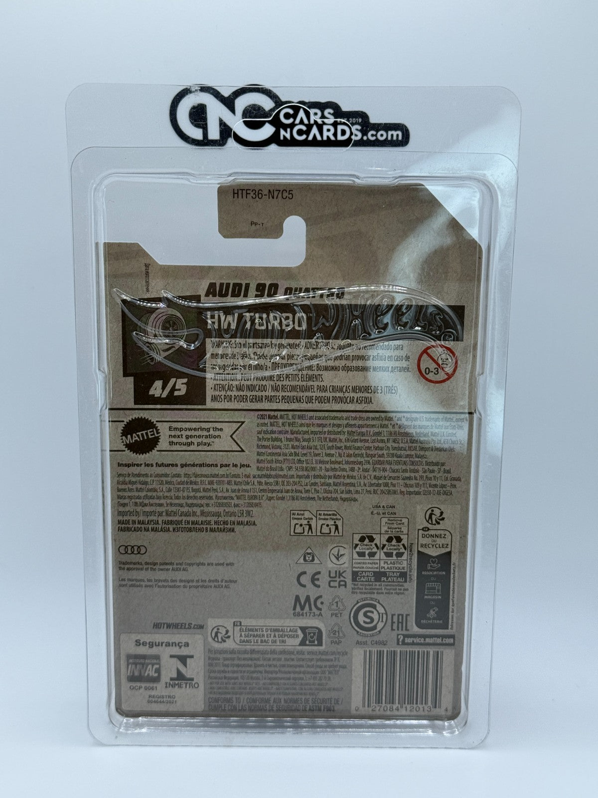 2024 Hot Wheels HW Turbo Super Treasure Hunt Audi 90 Quattro With Protector