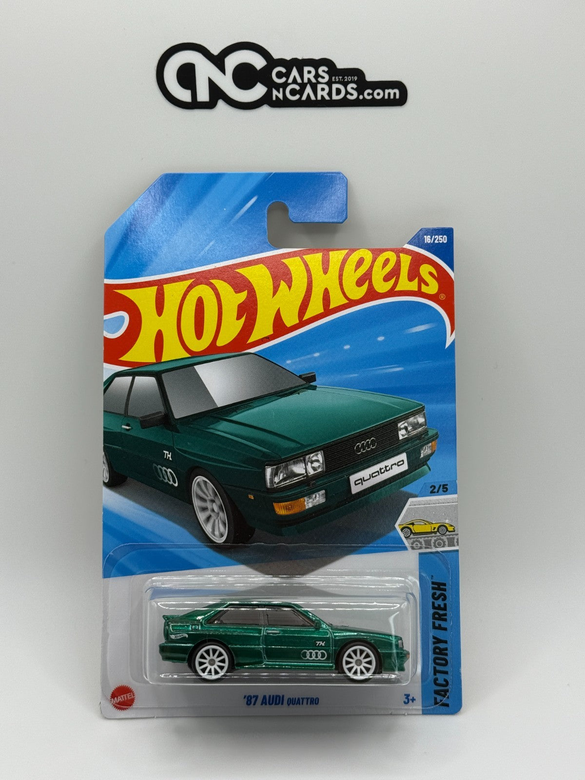 2025 Hot Wheels Factory Fresh Super Treasure Hunt '87 Audi Quattro W/Protector