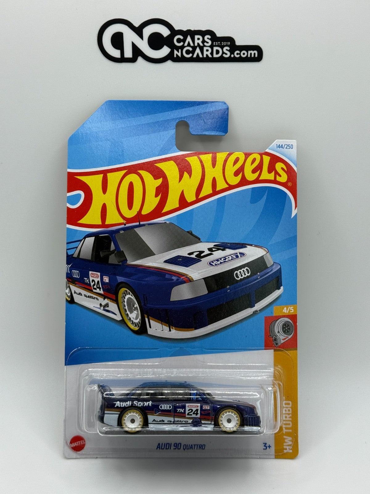 2024 Hot Wheels HW Turbo Super Treasure Hunt Audi 90 Quattro With Protector