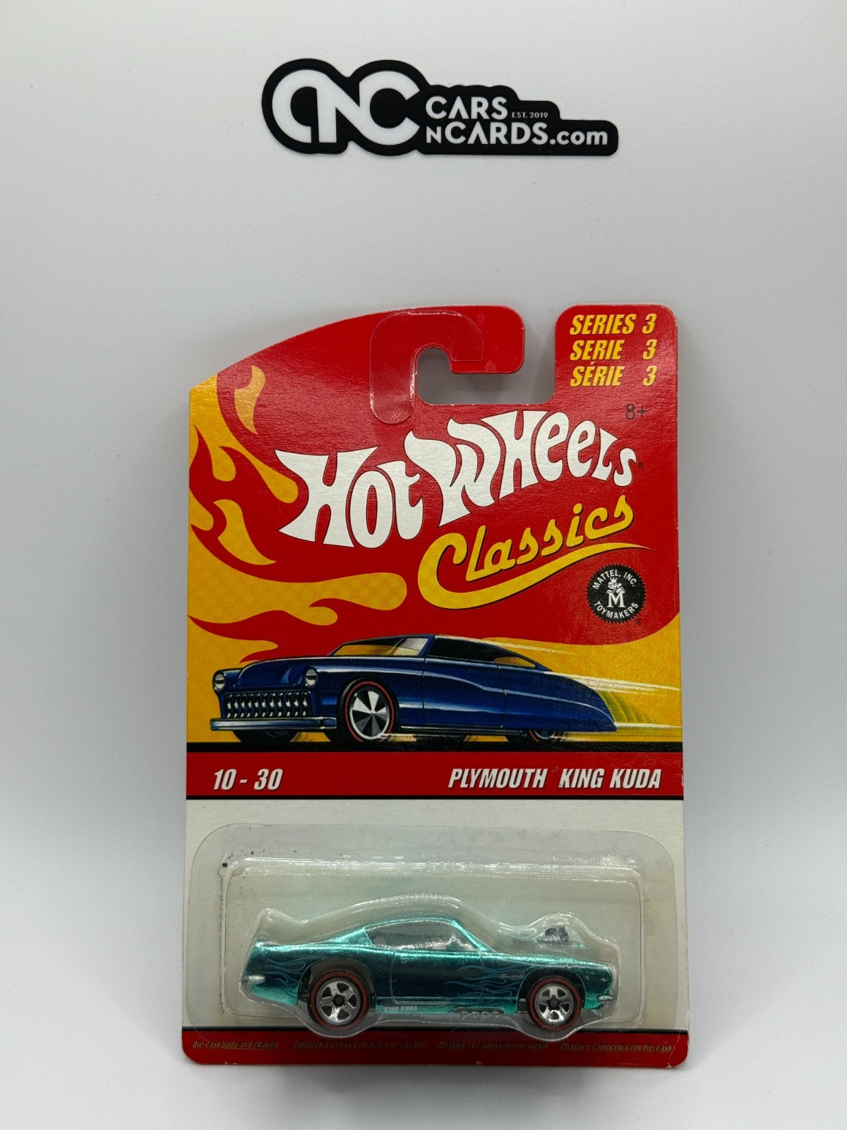 2007 Hot Wheels Classics Series 3 Plymouth King Kuda 10-30 Aqua