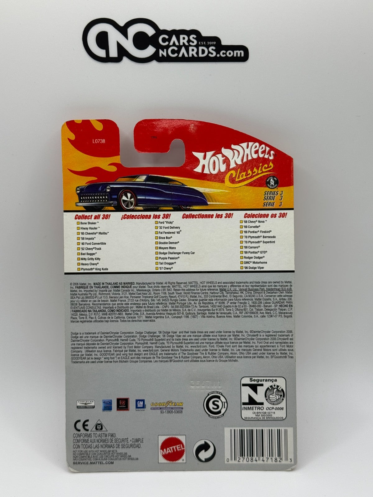 2007 Hot Wheels Classics Series 3 Plymouth King Kuda 10-30 Aqua