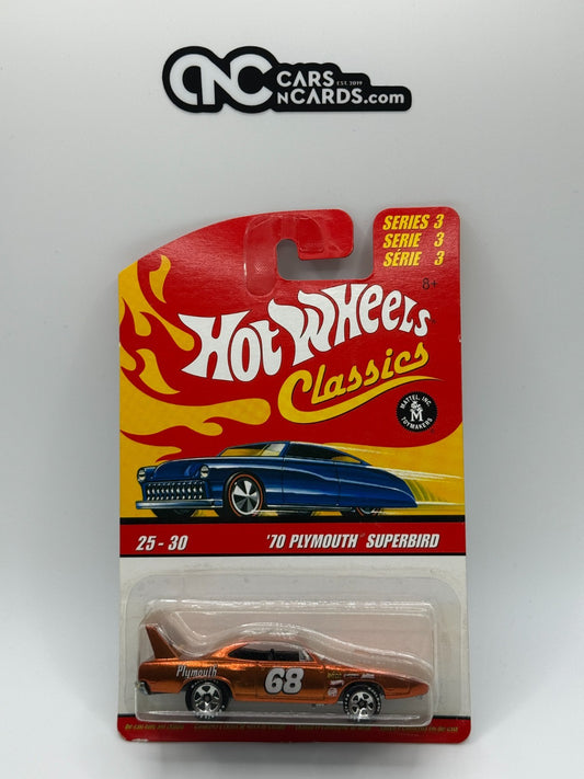 2007 Hot Wheels Classics Series 3 '70 Plymouth Superbird 25-30 Orange