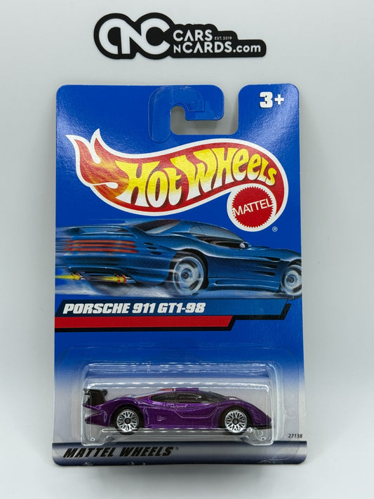2000 Hot Wheels Porsche 911 GT1-98 Purple