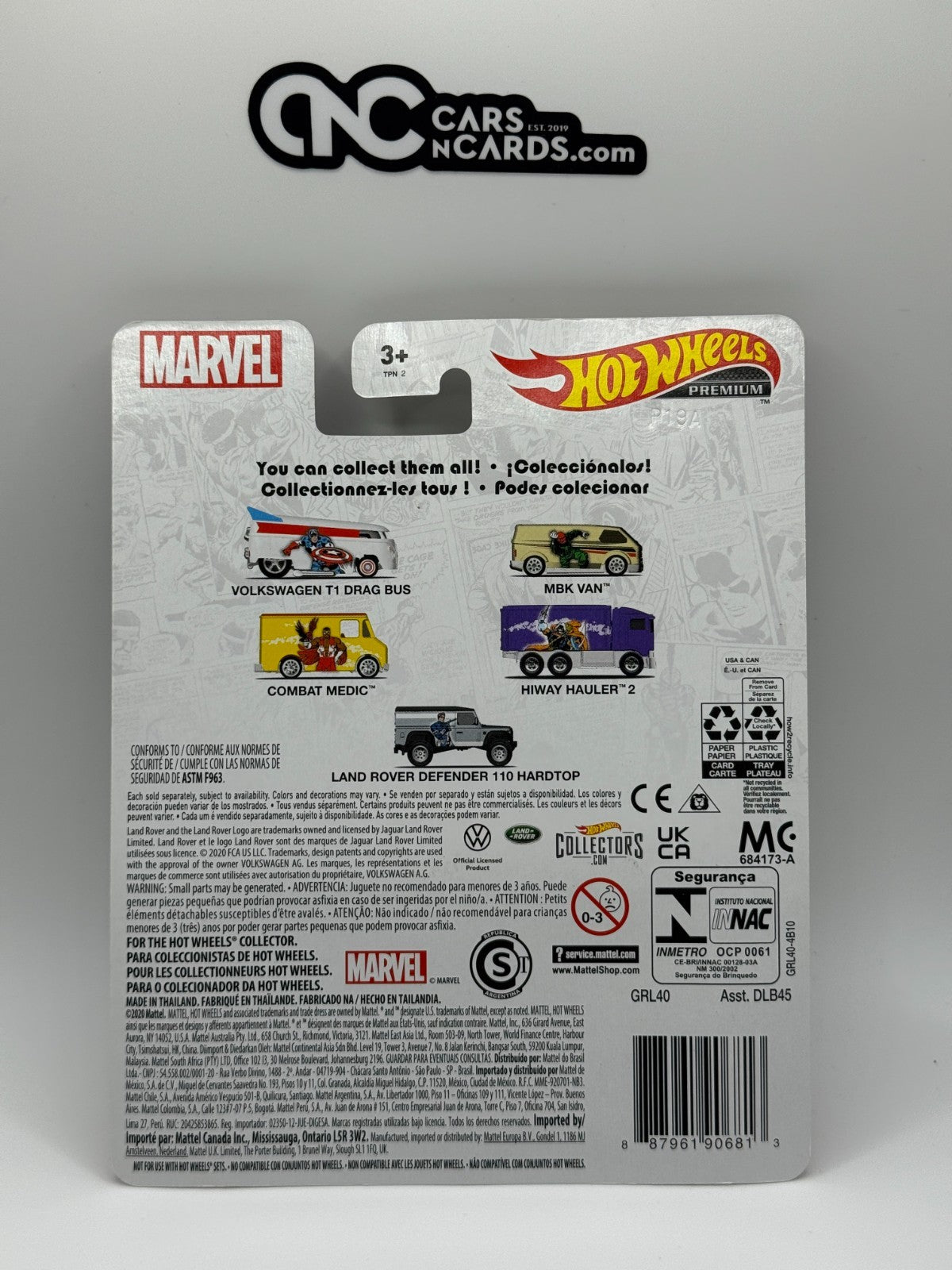 2021 Hot Wheels Premium Marvel The Avengers 4/5 Hiway Hauler 2