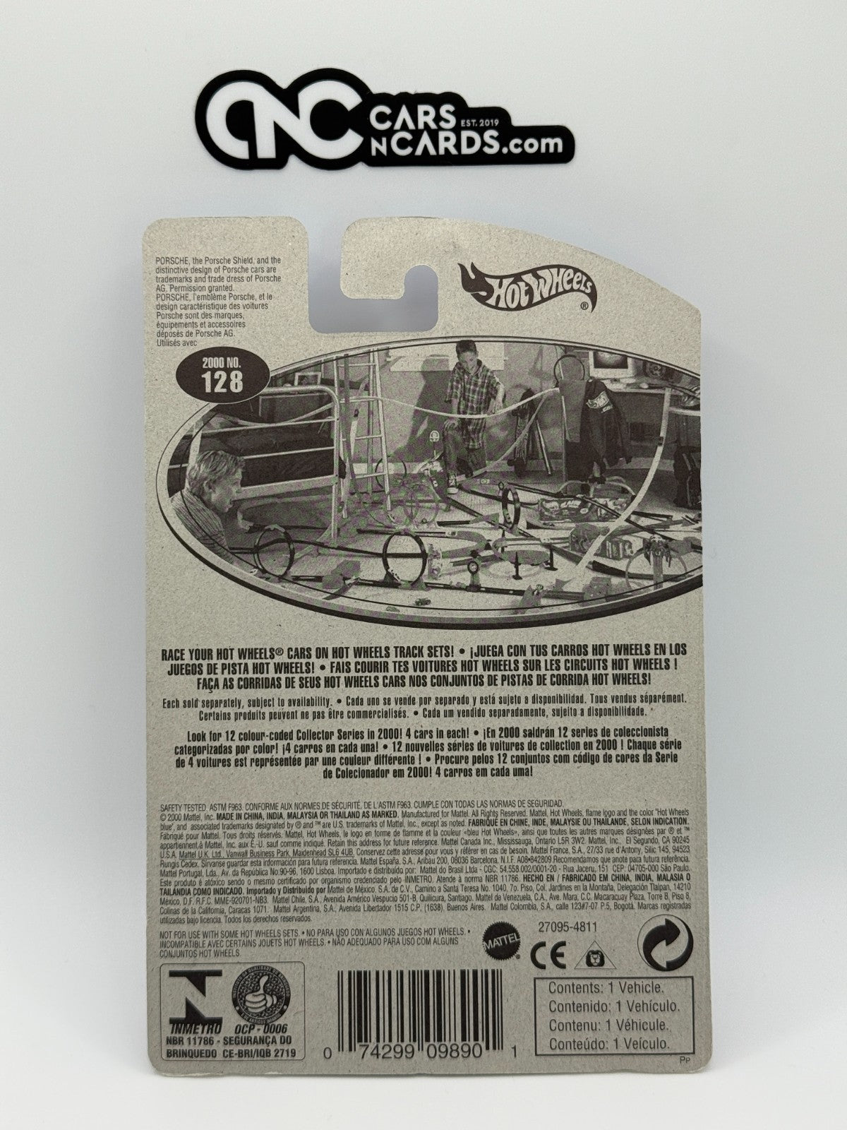 2000 Hot Wheels Porsche 911 GT3 Cup White