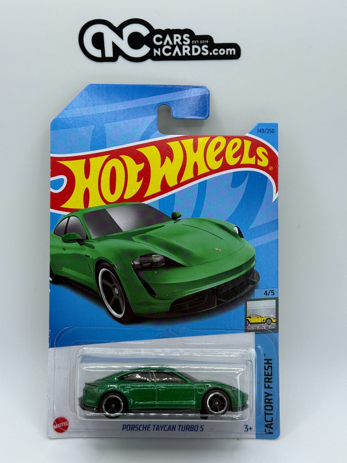 2023 Hot Wheels Factory Fresh 4/5 Green Porsche Taycan Turbo S
