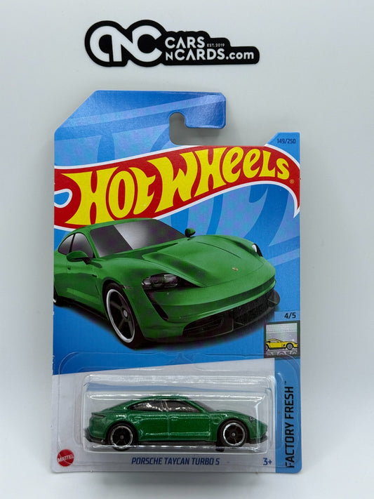2023 Hot Wheels Factory Fresh 4/5 Green Porsche Taycan Turbo S