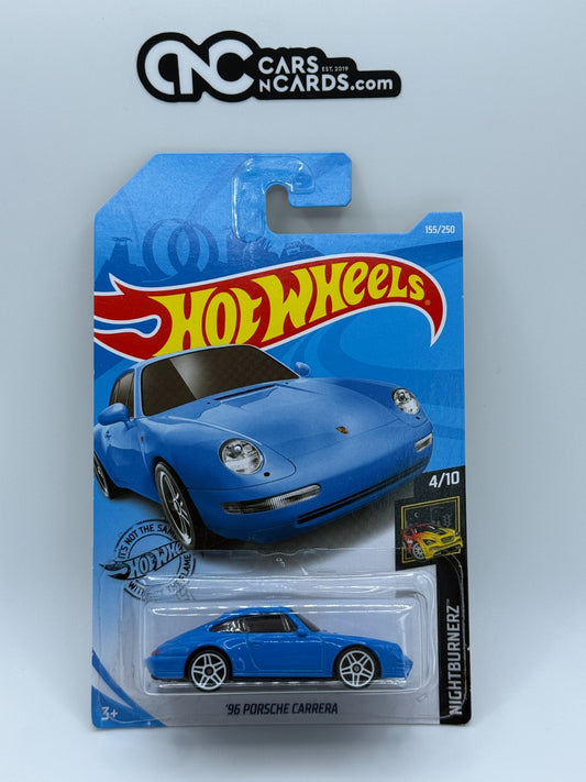 2019 Hot Wheels Nightburnerz 4/10 '96 Porsche Carrera Blue