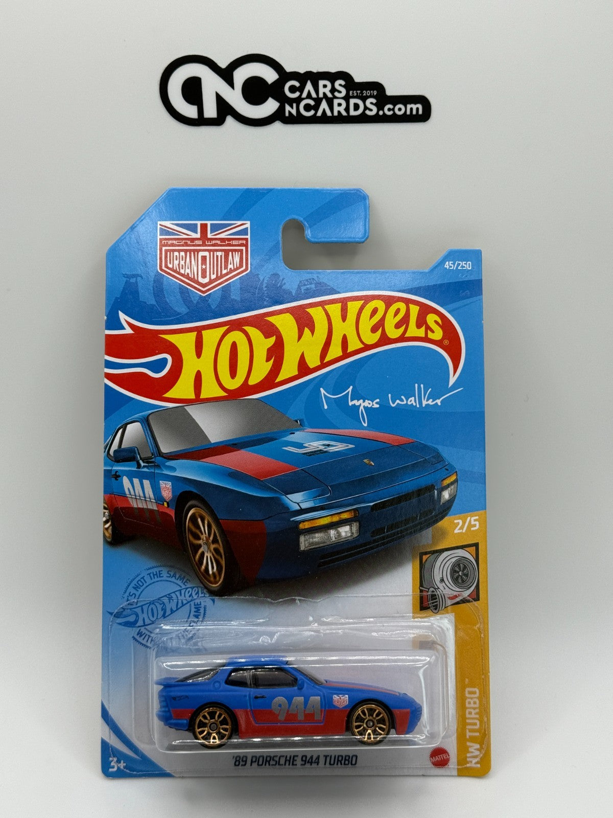 2021 Hot Wheels HW Turbo 2/5 '89 Porsche 944 Turbo Magnus Walker Blue