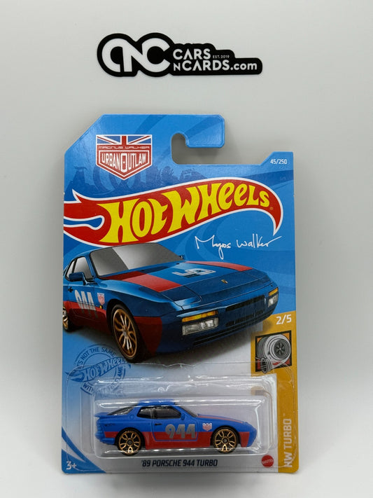 2021 Hot Wheels HW Turbo 2/5 '89 Porsche 944 Turbo Magnus Walker Blue