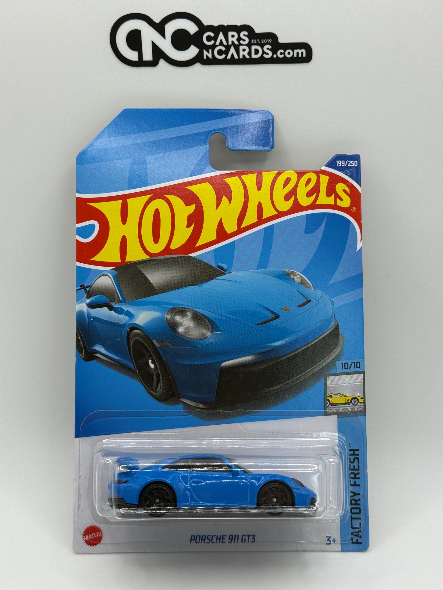 2022 Hot Wheels Factory Fresh 10/10 Porsche 911 GT3 Blue