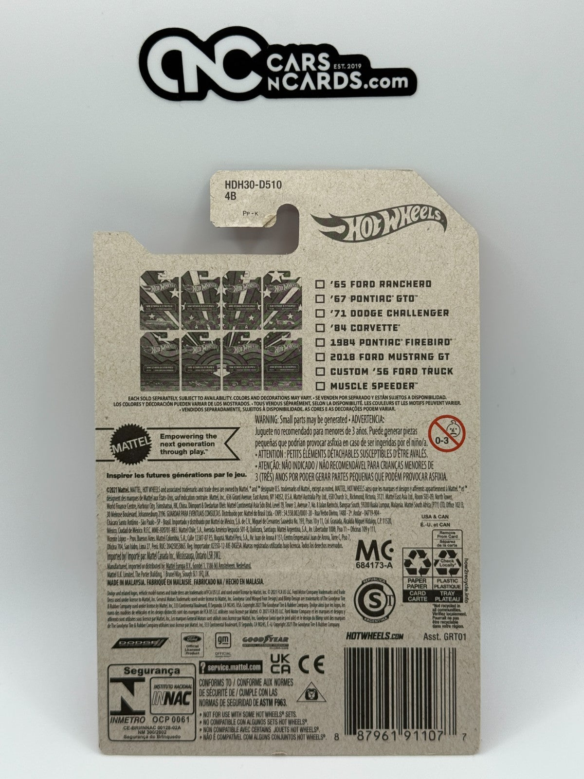 2022 Hot Wheels HW Stars & Stripes 05/08 1984 Pontiac Firebird