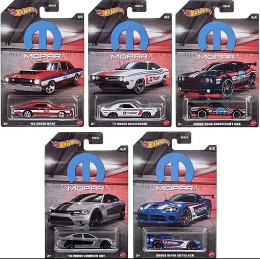 2022 Hot Wheels Mopar Full Set of 5 Cars Dart/Challenger/Charger/Viper