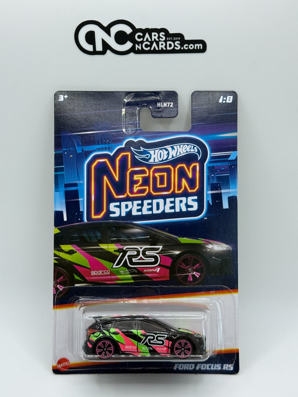 2023 Hot Wheels Neon Speeders 1:8 Ford Focus RS