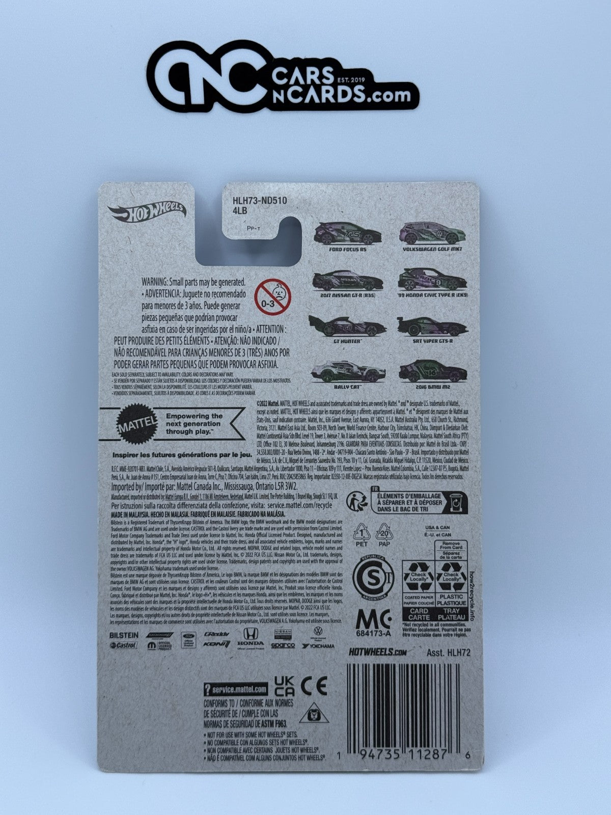 2023 Hot Wheels Neon Speeders 1:8 Ford Focus RS