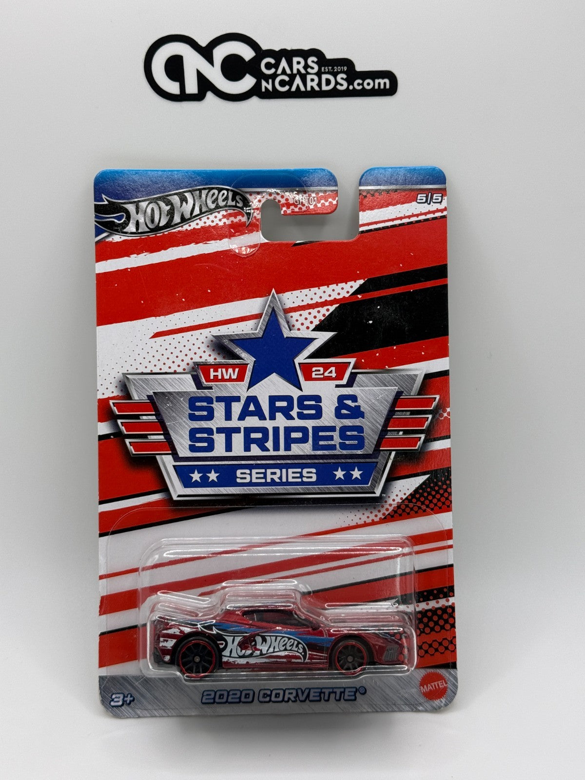 2024 Hot Wheels HW Stars & Stripes 2020 Corvette (Soft Corners)