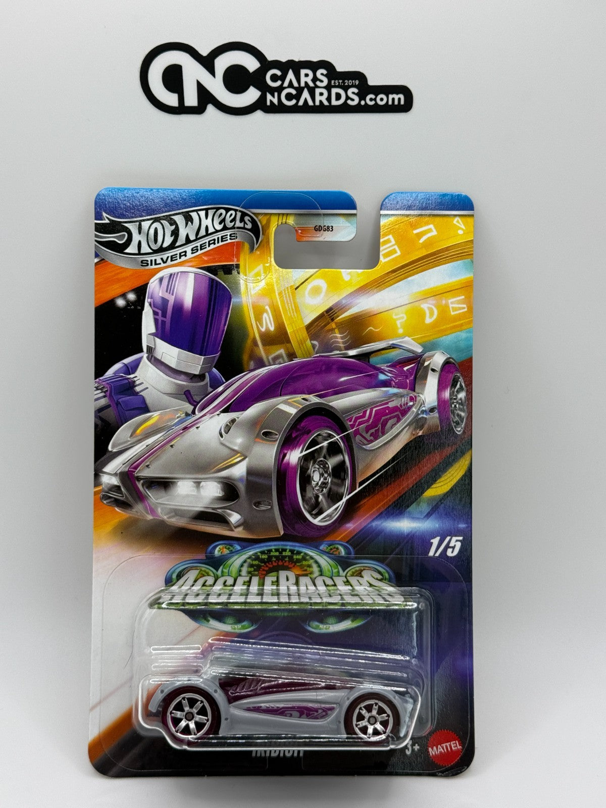 2025 Hot Wheels Silver Series Acceleracers 1/5 Iridium