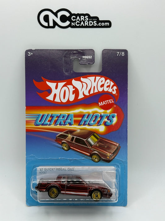 2021 Hot Wheels Ultra Hots #7/8 '87 Buick Regal GNX (Card Crease/Damage)