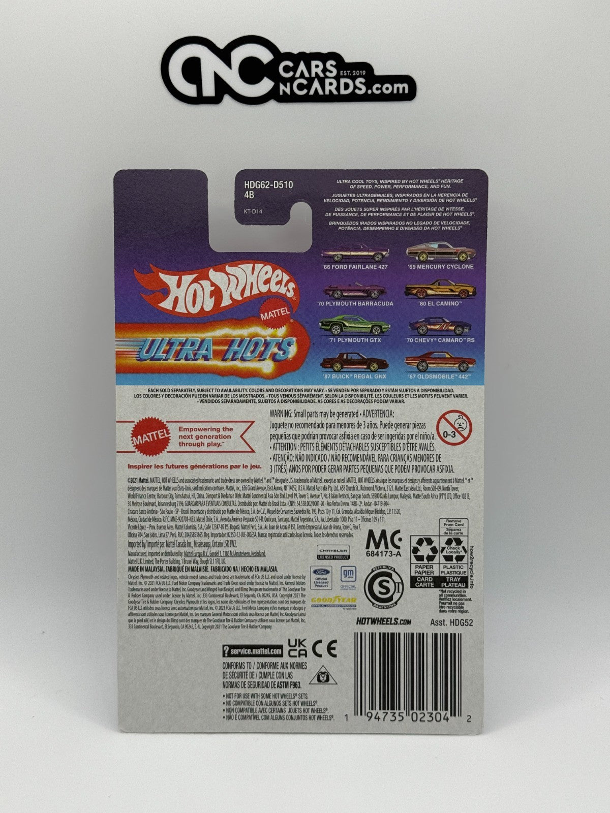 2021 Hot Wheels Ultra Hots #2/8 '69 Mercury Cyclone