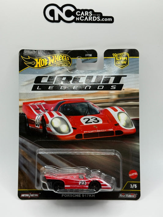 2025 Hot Wheels Premium Car Culture Circuit Legends Porsche 917KH (Card Crease)