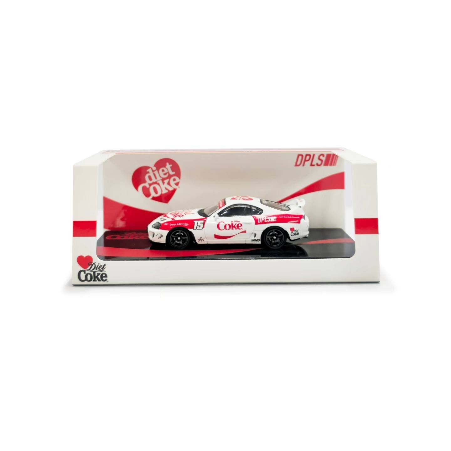 DPLS x INNO 1:64 Coca Cola Toyota Supra (A80) Box Set HKTS 2025 Exclusive Event