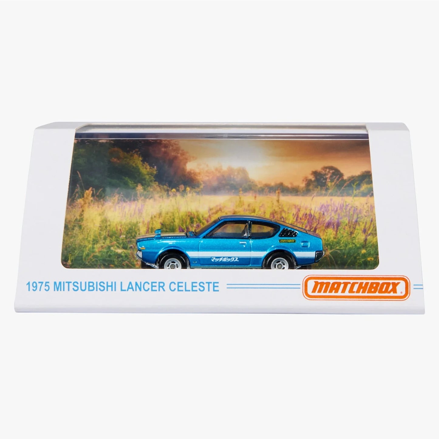 2023 Matchbox Mattel Creations 1975 Mitsubishi Lancer Celeste Sealed