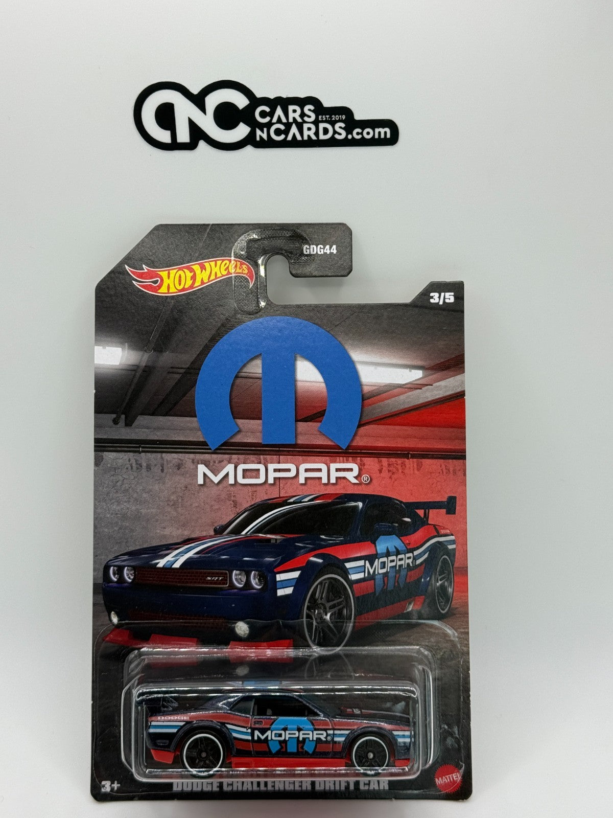 2022 Hot Wheels Mopar 3/5 Dodge Challenger Drift Car