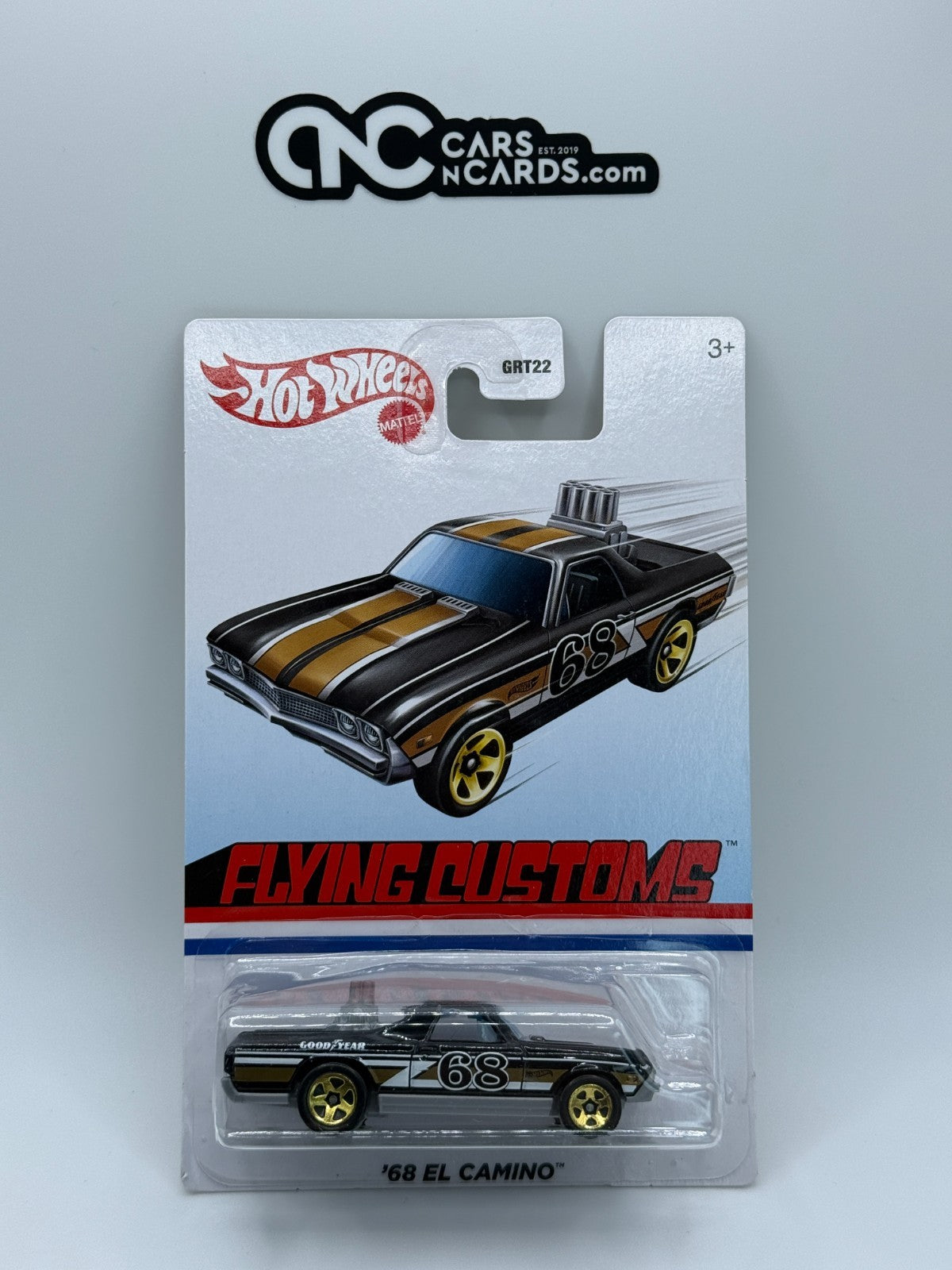 2021 Hot Wheels Flying Customs '68 El Camino (Card Damage/Cracked Blister)