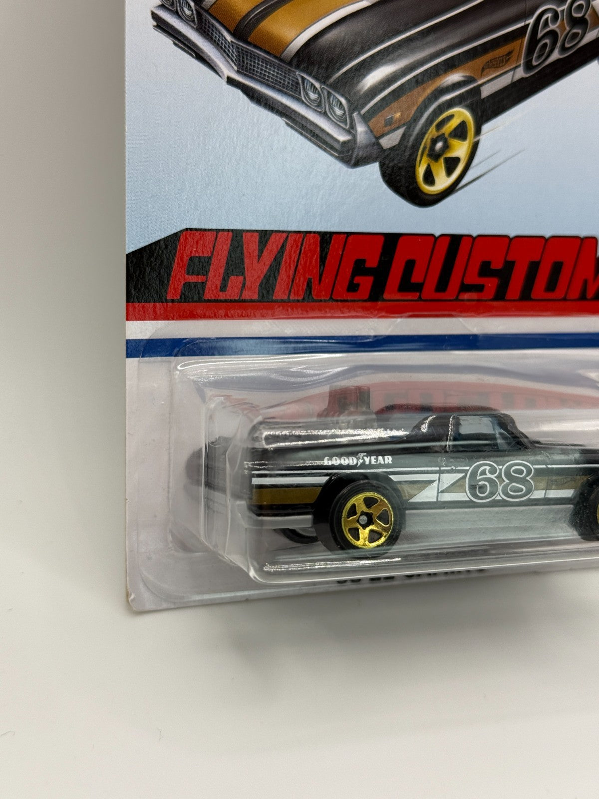 2021 Hot Wheels Flying Customs '68 El Camino (Card Damage/Cracked Blister)