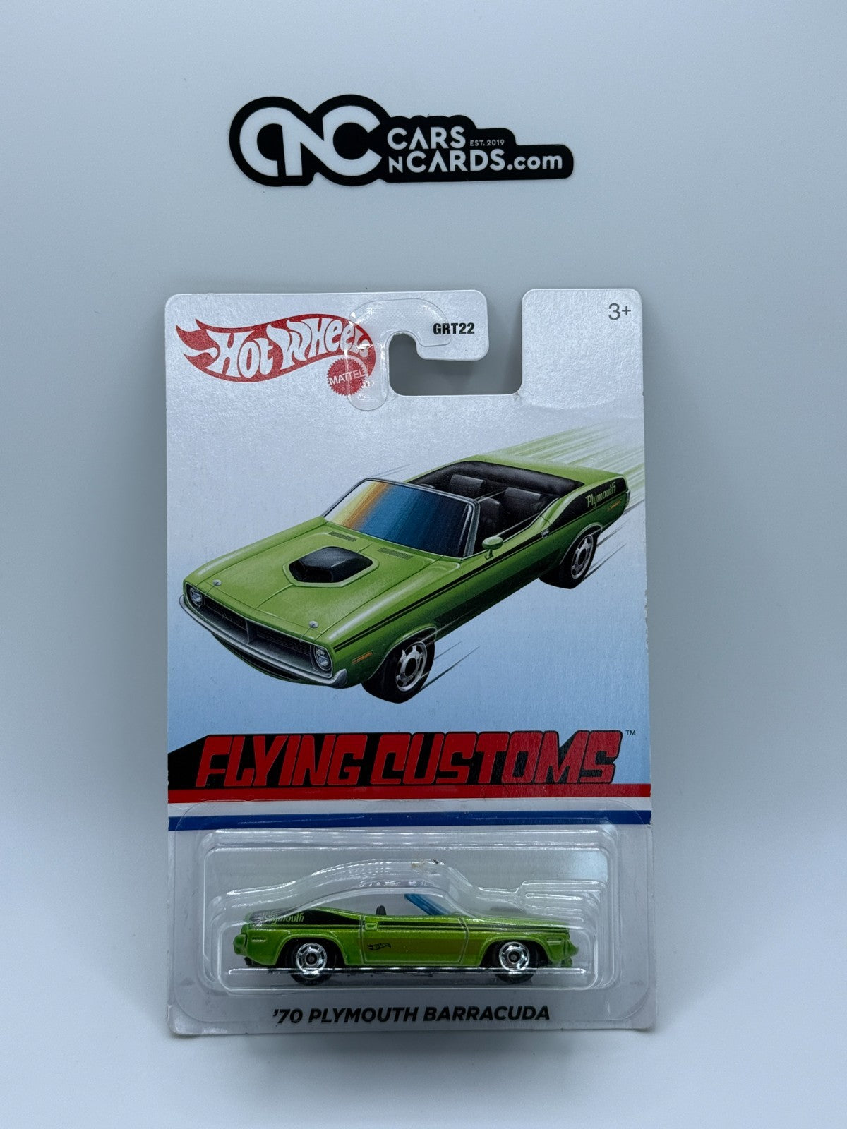 2021 Hot Wheels Flying Customs '70 Plymouth Barracuda (Card Damage)