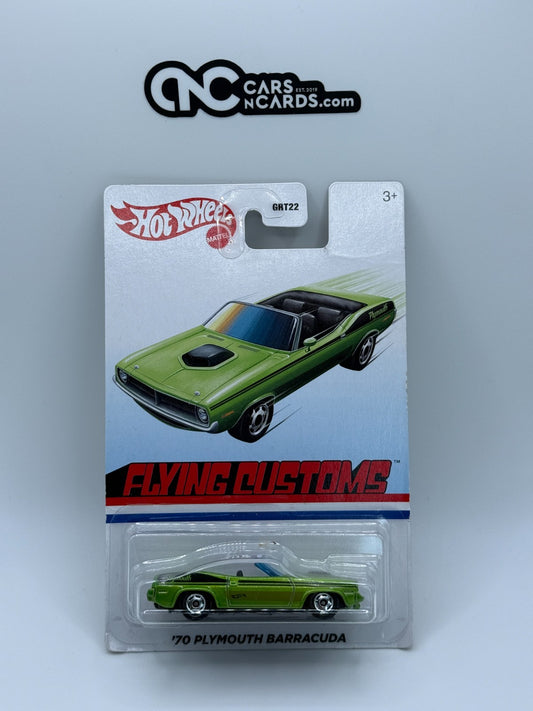 2021 Hot Wheels Flying Customs '70 Plymouth Barracuda (Card Damage)