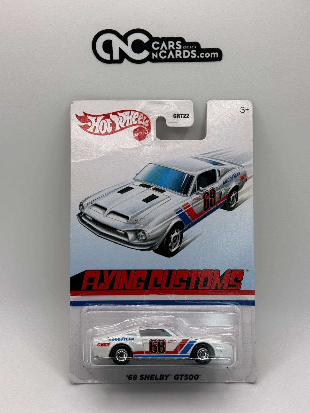 2021 Hot Wheels Flying Customs '68 Shelby GT500 (Card Damage)