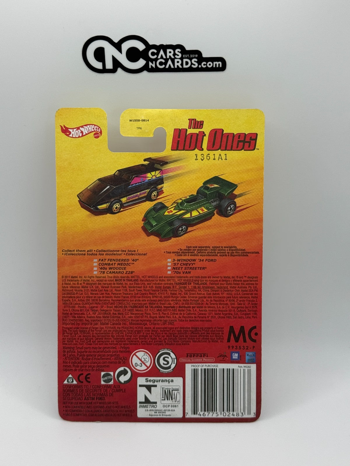 2012 Hot Wheels The Hot Ones Fat Fendered