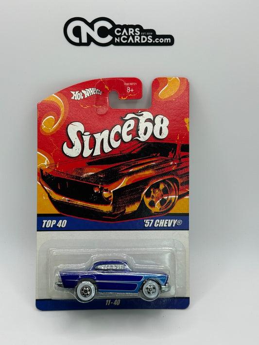 2007 Hot Wheels Since '68 Top 40 '57 Chevy Blue