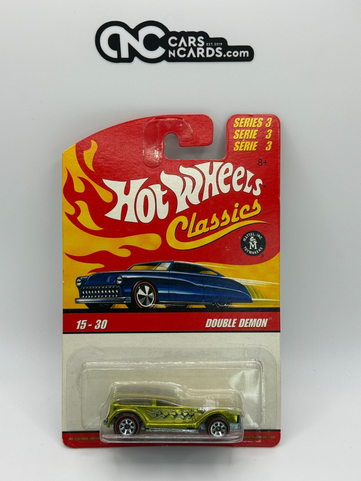 2007 Hot Wheels Classics Series 3 Double Demon 15-30 Antifreeze (Soft Corners)