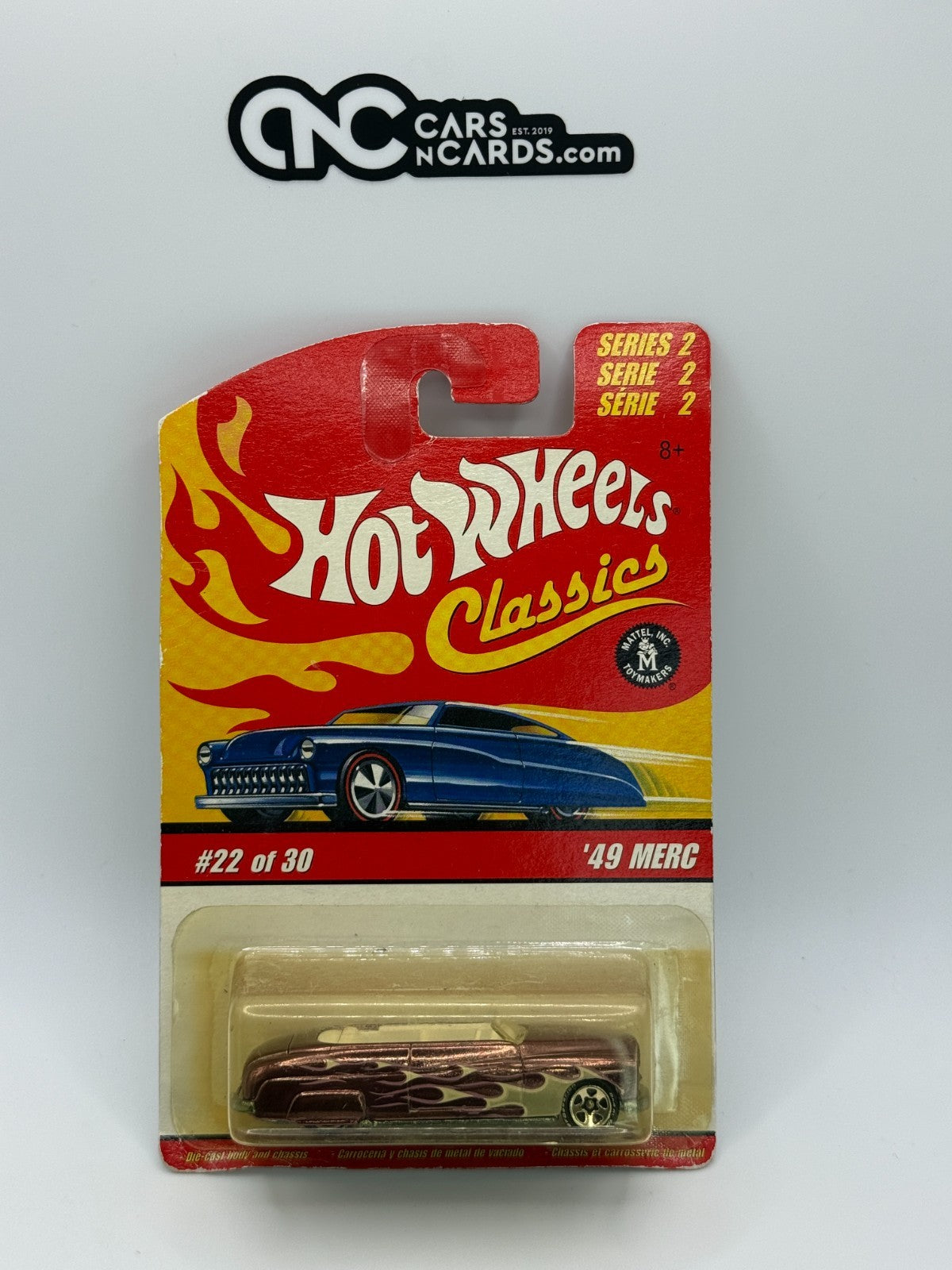 2005 Hot Wheels Classics Series 2 #22/30 '49 Merc Purple (Card Damage)