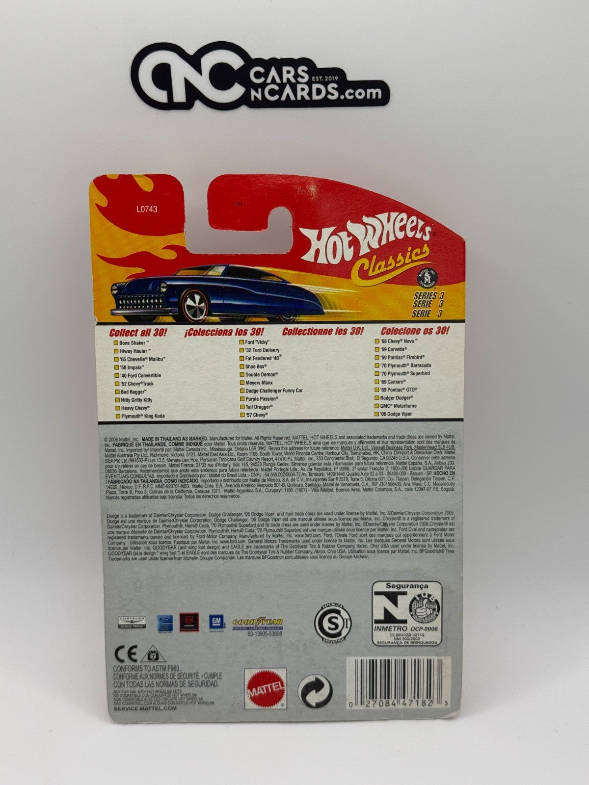 2007 Hot Wheels Classics Series 3 Double Demon 15-30 Antifreeze (Soft Corners)