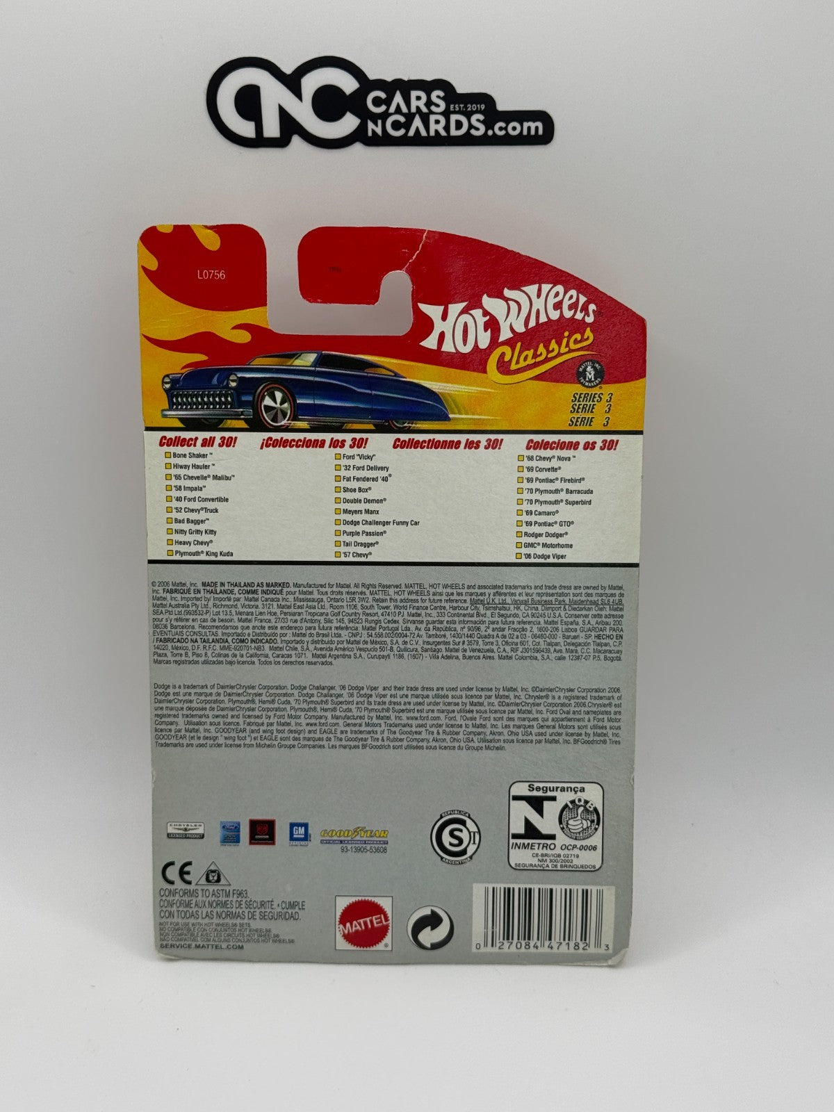 2007 Hot Wheels Classics Series 3 Rodger Dodger 28-30 Orange (Soft Corners)