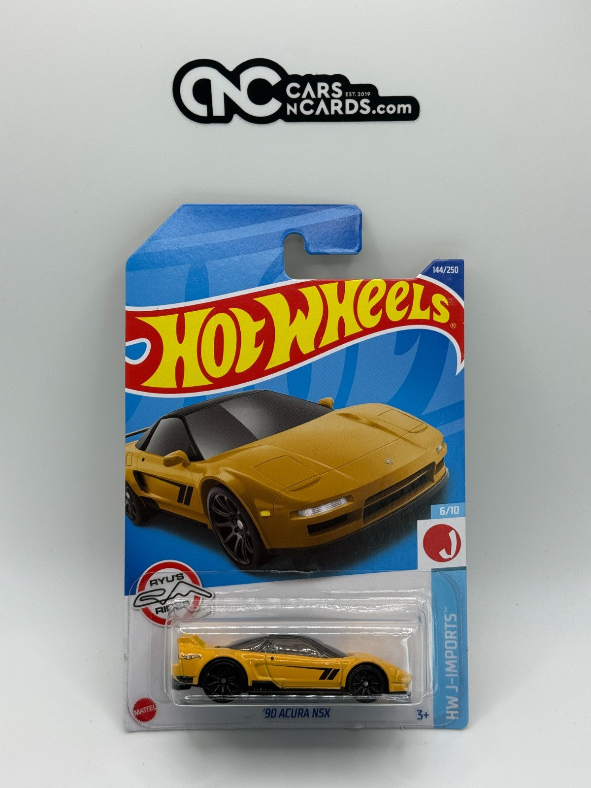2022 Hot Wheels HW J-Imports 6/10 '90 Acura NSX Yellow