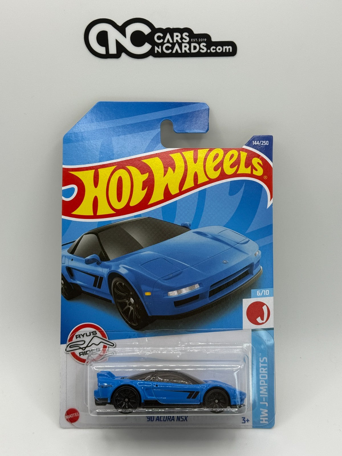 2022 Hot Wheels HW J-Imports 6/10 '90 Acura NSX Blue